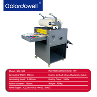 Machine à plastifier thermique semi-automatique WD-390B avec moteur 220V, capacité 50m/min, largeur de travail 350mm