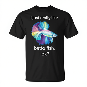 T-shirt Betta Fish, j'aime vraiment les poissons Betta, ok, t-shirt graphique - Product Image 2