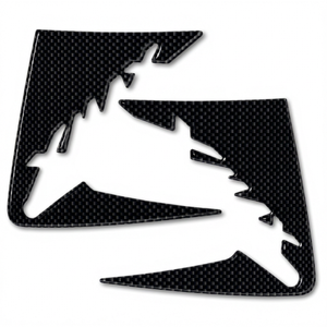 2 pezzi adesivi di protezione angolare in Gel 3D compatibili con Yamaha XMAX 400 2013-2016 accessori moto - Product Image 1