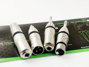 Chất Lượng Cao Xlr Nam Để Nam Xlr Nữ Để Nữ 3Pin Adapter Kết Nối Tương Thích Với Microphone Mixer - Product Image 2