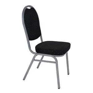 Free sample metal stackable banquet chair for restaurant seat cushions