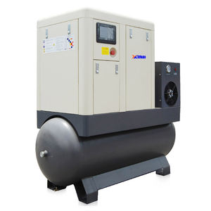 Xinlei מקצועי 10HP TD 7.5KW טנק רכוב בורג מדחס אוויר מכונה IP55 - Product Image 2