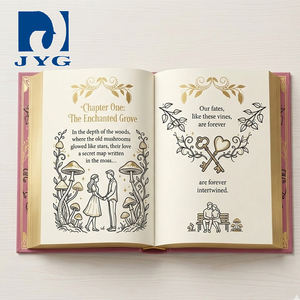 Servicios de Impresión de Libros Personalizados de Fábrica, Novela de Tapa Dura con Borde Pintado y Estampado en Oro - Product Image 2