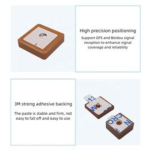 고정밀 12*12mm 미니 세라믹 GPS 안테나 L1 L2 L5 내부 GNSS 25*25*4 + <span class=keywords><strong>36</strong></span>*3 활성 패치 GPS 세라믹 GPS 안테나 - Product Image 2