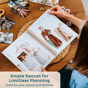 Organizzatore personalizzabile di alta qualità Agenda sposa Agenda Journal con copertina rigida Notebook <span class=keywords><strong>Wedding</strong></span> Agenda <span class=keywords><strong>Planner</strong></span> - Product Image 5