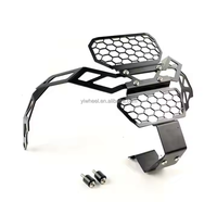 Accessoires de moto, grille de protection de phare en alliage d'aluminium, couvercle de protection de lampe pour MT 450