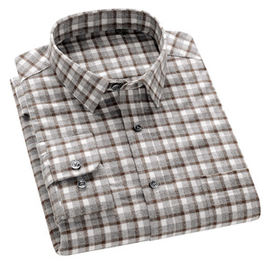 Giacche di velluto a coste Casual da uomo camicie Vintage <span class=keywords><strong>Oversize</strong></span> vestibilità regolare in maglia di cotone antirughe in filato tinto per la primavera - Product Image 3