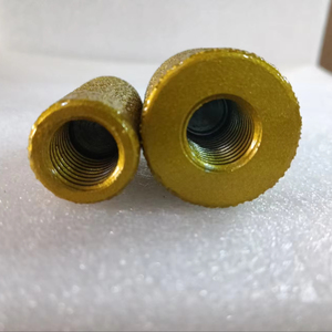 Tête <span class=keywords><strong>de</strong></span> meulage cylindrique brasée M14, meule à arc <span class=keywords><strong>pour</strong></span> le polissage du quartz, du marbre et des pierres - Product Image 2