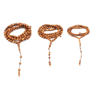 Bracelet de prière musulman <span class=keywords><strong>en</strong></span> <span class=keywords><strong>bois</strong></span> avec <span class=keywords><strong>perles</strong></span> de 8 mm et pendentif croix, idée cadeau pour fabricants <span class=keywords><strong>en</strong></span> gros - Product Image 2