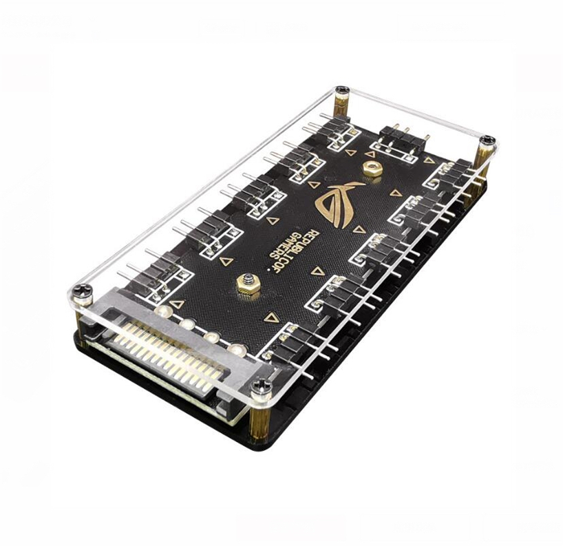 Câble Hub RGB 5V 3 Broches ARGB RGBW - Splitter Pour PC Ventilateur - Adaptateur ASUS