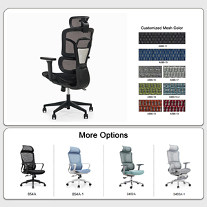 Chaise de bureau ergonomique moderne en maille PP avec accoudoir articulé 6D et soutien lombaire 3D adaptatif, chaise de bureau à domicile OEM - Product Image 3