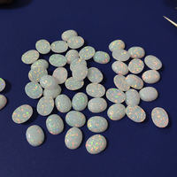 Lab Create Opal Stones Cabochon ovale en opale synthétique pour le bricolage de bijoux faits main