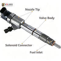 Injecteur de carburant Common Rail 0445110313 / 0445110782, ensemble de buses pour moteur diesel Foton 4JB1, pièces d'excavateur