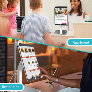 Hợp Kim Nhôm Chống Trộm Xoay Khung Máy Tính Để Bàn Máy Tính Bảng Đứng An Ninh Chống Trộm Bàn Tablet <span class=keywords><strong>PC</strong></span> Đứng Máy Tính Bảng Chủ Với Khóa - Product Image 5