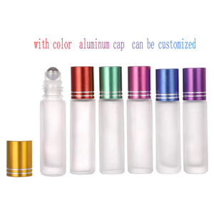 <span class=keywords><strong>10ml</strong></span> rõ ràng Kính Roll-On chai với nhựa thủy tinh kim loại con lăn và nắp nhựa màu đen cho thiết yếu và nước hoa - Product Image 6