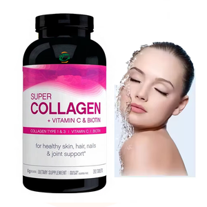 Compresse Naturali di <span class=keywords><strong>Collagene</strong></span> + Vitamina C e Biotina China-Herb, Integratore Alimentare di Alta Qualità - Product Image 1