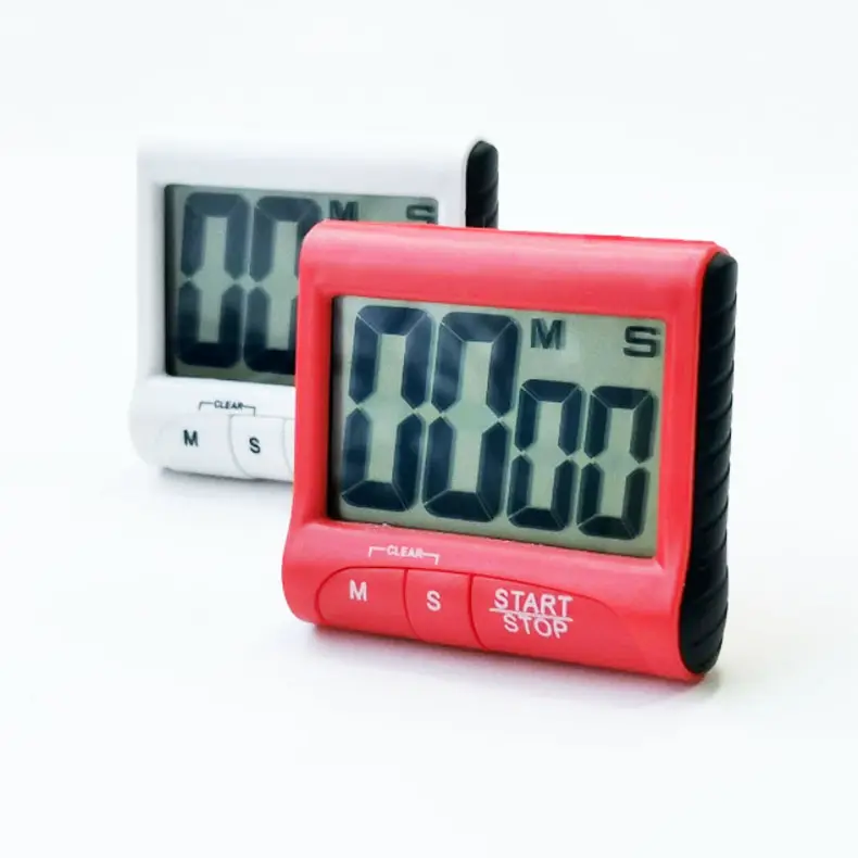 Mini Portable Kitchen Timers Large Screen Digital Laboratory Countdown Reminders Stopwatches Digital Cooking Electronic Timers
