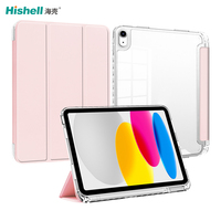 Nouveau style Folio Flip cuir tablette couverture PC clair tablette étui pour iPad 10.2 2022