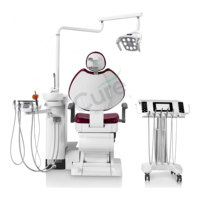 Unité dentaire électrique intégrale pliable K08 avec lampe buccale LED, fauteuil à faible profondeur et repose-pieds mobile pour clinique