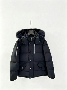 Doudoune de luxe sur mesure imperméable pour <span class=keywords><strong>homme</strong></span>, modèle <span class=keywords><strong>Moose</strong></span> Parker, avec capuche en fourrure Signature Knuckle, design exclusif pour l'hiver - Product Image 3