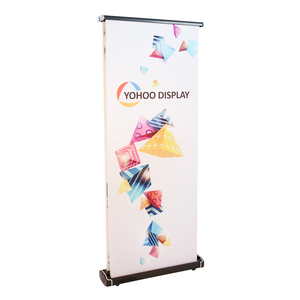 Tùy chỉnh xách tay nhôm cuộn biểu ngữ đứng hiển thị đứng cho ngoài trời điện di chuyển quảng cáo cho triển lãm & khuyến mãi - Product Image 1