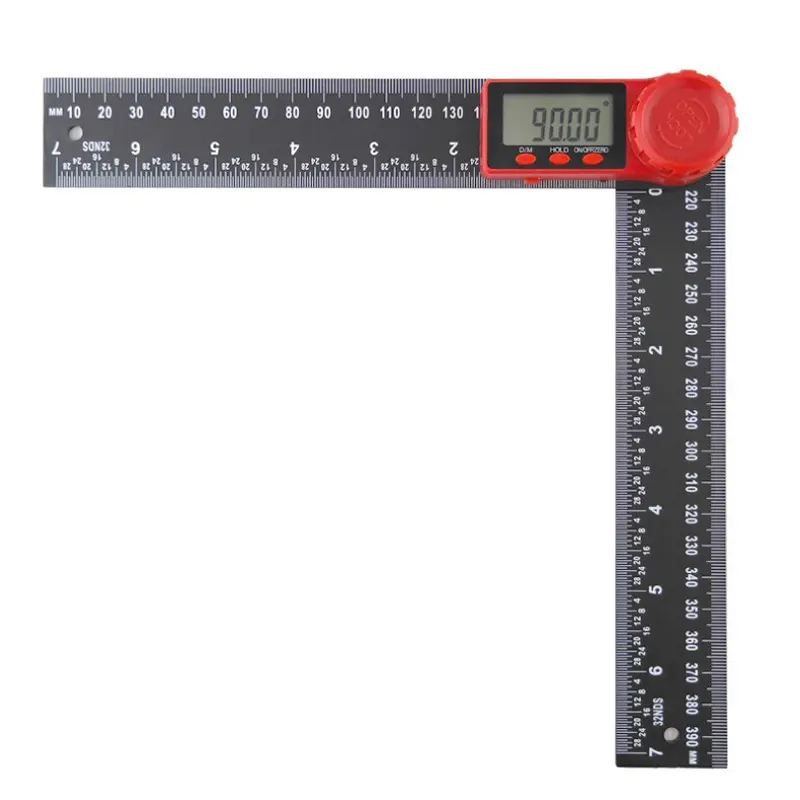 Electronic angle finder measuring tool, woodworking goniometer protractor angle detector