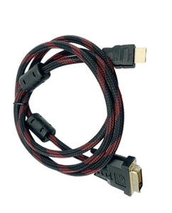 Câble <span class=keywords><strong>DVI</strong></span> vers <span class=keywords><strong>HDMI</strong></span> SIPU 1,5 m plaqué or, mâle vers mâle, adaptateur convertisseur 1080p pour moniteur HDTV, téléviseur, lecteur DVD - Product Image 6