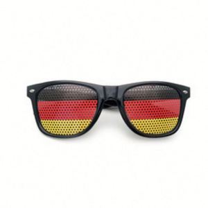Accesorios para Gafas de Plástico Ecológicos Promocionales Personalizados al por Mayor con Lentes Decorativas Impresas Digitalmente con Bandera - Product Image 2