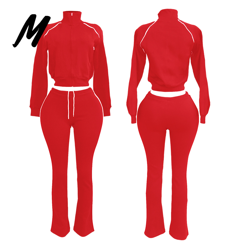 Red pants set