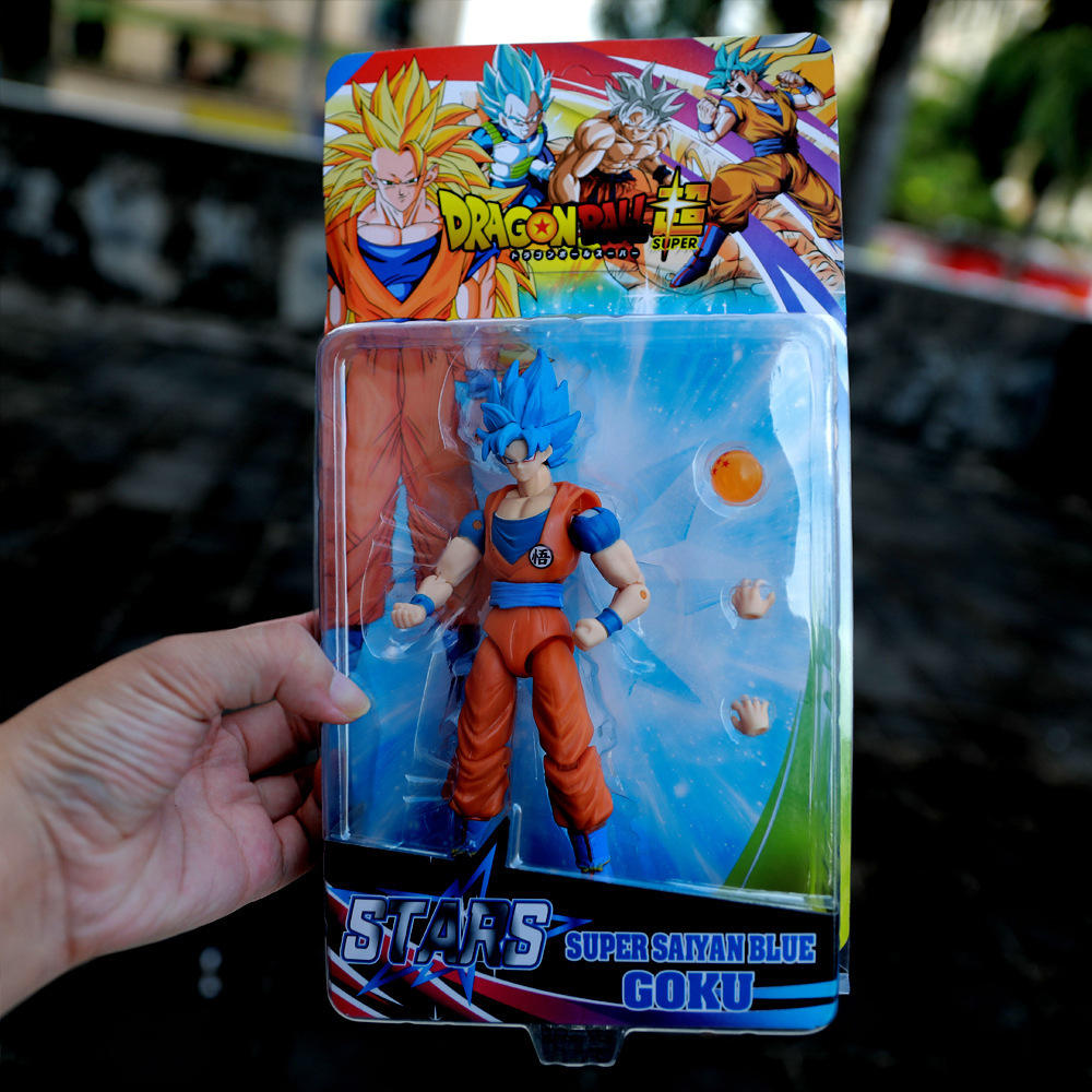 เคลื่อนย้ายผมสีฟ้า goku (แพ็คการ์ด)