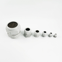 Presse-étoupes en nylon étanches IP68 avec contre-écrou PG5 PG7 PG29 M12 M20 M28 M32 M48 M75 M80 25mm 100mm 105mm M20*1.5