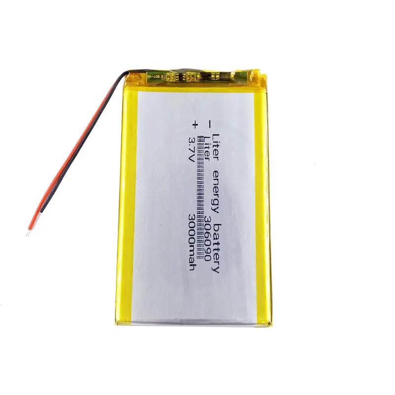 Lipo 306090 3000mah 7v充電式リチウムポリマー電池リチウムポリマー電池CE FCC ROHS