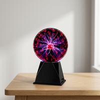Boule de plasma atmosphérique interactive en gros, sensible au toucher, lampe électrique OEM pour la décoration de bureau et la décoration intérieure