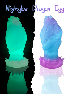 Yaqu Dildo de Forma Especial, Huevo de Dragón Luminoso, Enorme Tapón Anal, Juguete de Masturbación Masculino y Femenino con Diseño de Monstruo Alienígena - Product Image 5