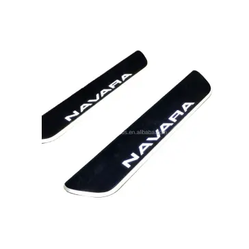 New Step Light Sills Plate With Flash Light Internal Accessories For 2015 New NAVARA NP300 Auto Car Parts