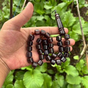 Cuentas de Oración Misbaha de Resina Hechas a Mano, Tasbih Islámico con Tema de Ángel en Forma de Búho, Regalo Espiritual para Decoración del Hogar y Familiares y Amigos - Product Image 1