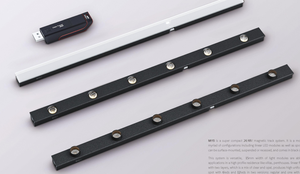 Arcllux 6W eggcrate Linear Magnetic TRACK Light 15mm โคมแขวนเพดาน LED อลูมิเนียม CE ROHS เป็นไปตามพื้นผิวฝังตัว - Product Image 3