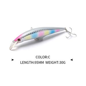 Großhandel Fabrik preis 95mm 120mm 9093 Kunst fisch köder Günstiger Preis Süßwasser Salzwasser sinkende Elritze Angel köder - Product Image 3