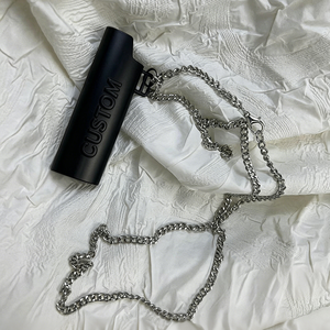 Étui en alliage métallique en gros avec longue chaîne pour briquets <span class=keywords><strong>J3</strong></span>, étui porte-briquet avec collier personnalisé - Product Image 3