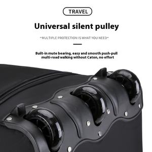 Foldable Expansion Travel Silent Trolley Bag Weekender Outdoor <b>Car</b> Trunk Cabin Bag Holdall Roller Bag Spinner <b>Suitcase</b> Luggage - Product Image 3