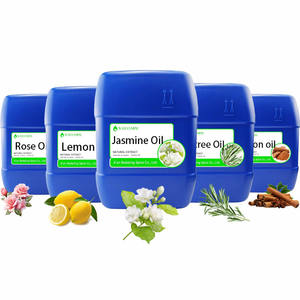 중국 제조업체 OEM 공급 천연 순수 에센셜 오일 로즈 페퍼민트 계피 레몬 티 트리 재스민 25kg - Product Image 1