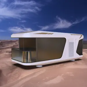 YUNSU S9 Micro One Bedroom One Living Room Luxury Hotel Residence with Bathroom and Kitchen capsule house space airship pod