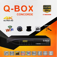 Décodeur Satellite Numérique Q-BOX CONCORDE tiger Récepteur TV Sans Parabole TNT Gratuite Décodeur Satellite