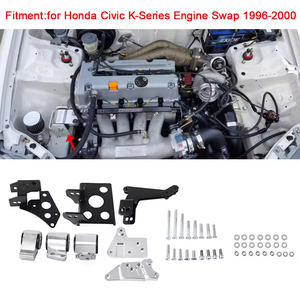 Soportes de motor Soporte de montaje de intercambio de motor para Honda 96-00 <span class=keywords><strong>Civic</strong></span> K Series K20 <span class=keywords><strong>K24</strong></span> <span class=keywords><strong>EK</strong></span> - Product Image 2