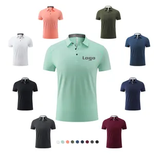 Günstige leere rote Quick Dry Sport Männer Polo-Shirts drucken Polo-T-Shirts Plain Custom Polo-Shirts Herren