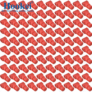 Nhựa màu đỏ an ninh 6 mét an ninh <span class=keywords><strong>Pegboard</strong></span> hiển thị móc khóa PEG móc ổ khóa - Product Image 6