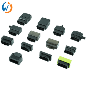 OBD2 nhà ở OBD vỏ OBD bao vây và mini OBDII 16P nối <span class=keywords><strong>ELM327</strong></span> chẩn đoán cắm không PCB(Matte đen nhựa) - Product Image 5