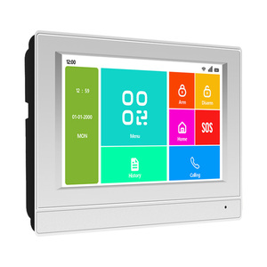 Pantalla táctil completa de 7 pulgadas 4g gsm WiFi sistema de alarma de seguridad inteligente inalámbrico para el hogar con alarma de falla de alimentación de CA