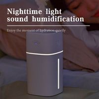 IMYCOO Nouveauté Humidificateur d'air ultrasonique rechargeable grande capacité avec batterie, humidificateur à brume froide USB en promotion pour chambre et maison