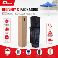 Carpa Personalizada FEAMONT para Vendedores, Carpa para Mercado al Aire Libre, Toldo Plegable para Puesto de Mercado, Feria Comercial, Proveedor OEM ODM